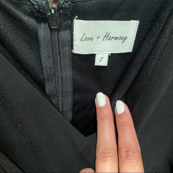 Jumpsuit 🖤 Leg Slits Tango Wrap Cocktail Dance pARTy - Picture 5 of 14